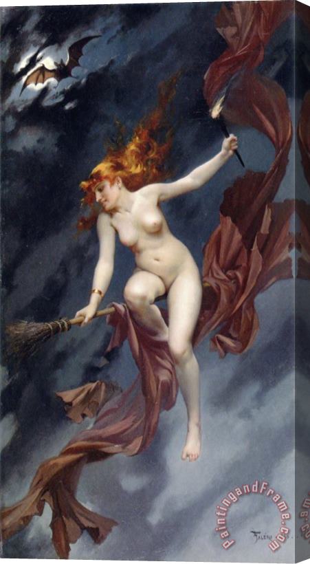 Luis Ricardo Falero The Witches Sabbath Stretched Canvas Painting / Canvas Art