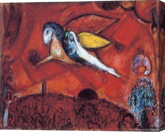 Marc Chagall Study to Song of Songs Iv 1958 4 Stretched Canvas Painting / Canvas Art