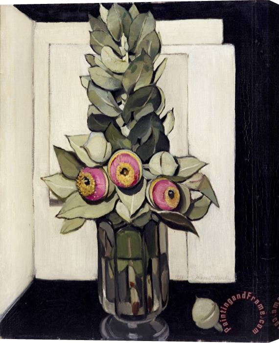 Margaret Preston Western Australian Gum Blossom Stretched Canvas Painting / Canvas Art