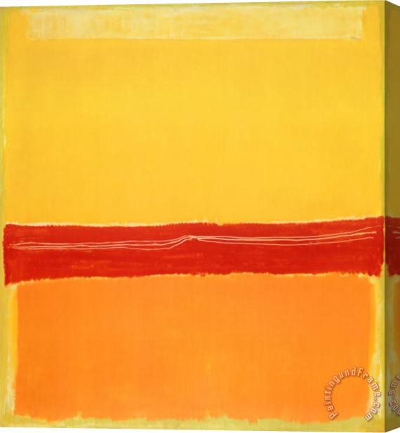 Mark Rothko Number 5 Stretched Canvas Painting / Canvas Art