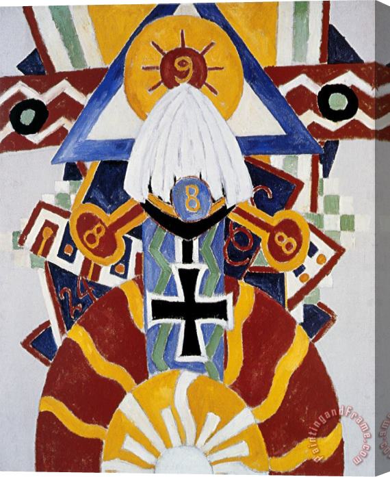 Marsden Hartley Painting Number 49, Berline Stretched Canvas Print / Canvas Art