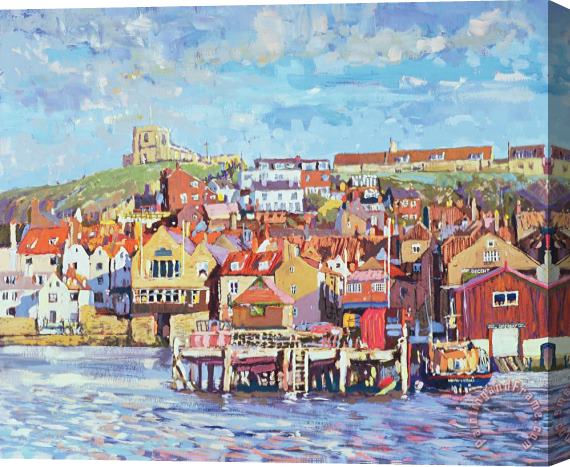 Martin Decent Whitby Stretched Canvas Painting / Canvas Art