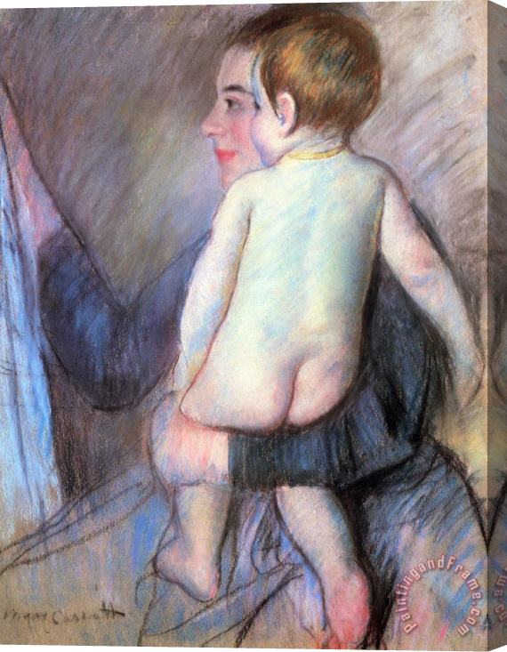 Mary Cassatt At The Window Stretched Canvas Print / Canvas Art