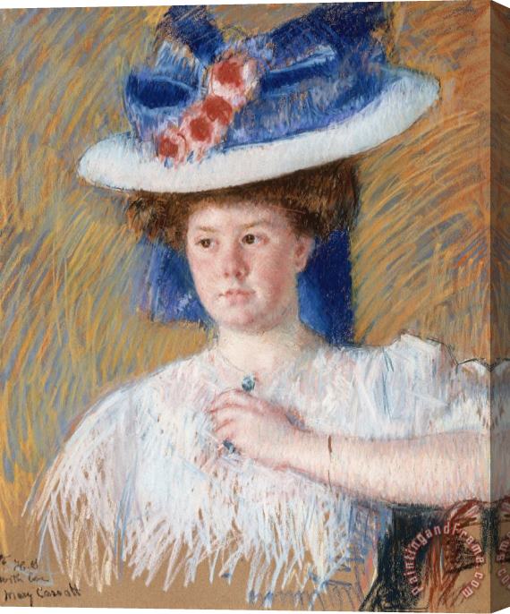 Mary Cassatt Portrait of Helen Sears, Daughter of Sarah Choate Sears Stretched Canvas Print / Canvas Art