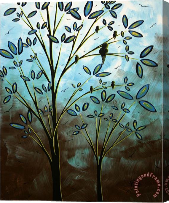 Megan Aroon Duncanson Bird House Stretched Canvas Painting / Canvas Art