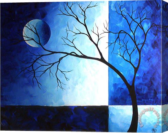Megan Aroon Duncanson Blue Depth Stretched Canvas Print / Canvas Art