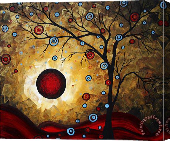 Megan Aroon Duncanson Frosted Gold Stretched Canvas Print / Canvas Art