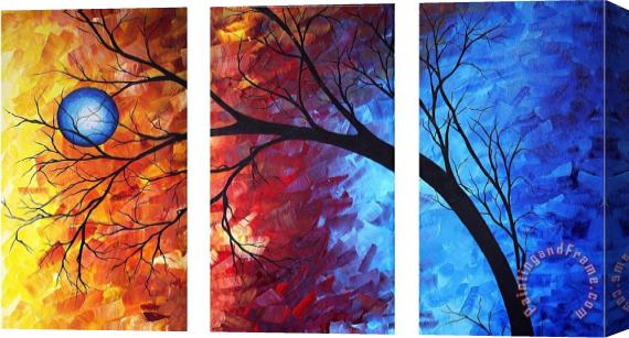 Megan Aroon Duncanson Jewel Tone Stretched Canvas Painting / Canvas Art