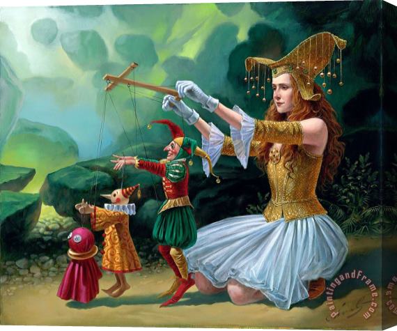 Michael Cheval Evolution Stretched Canvas Painting / Canvas Art