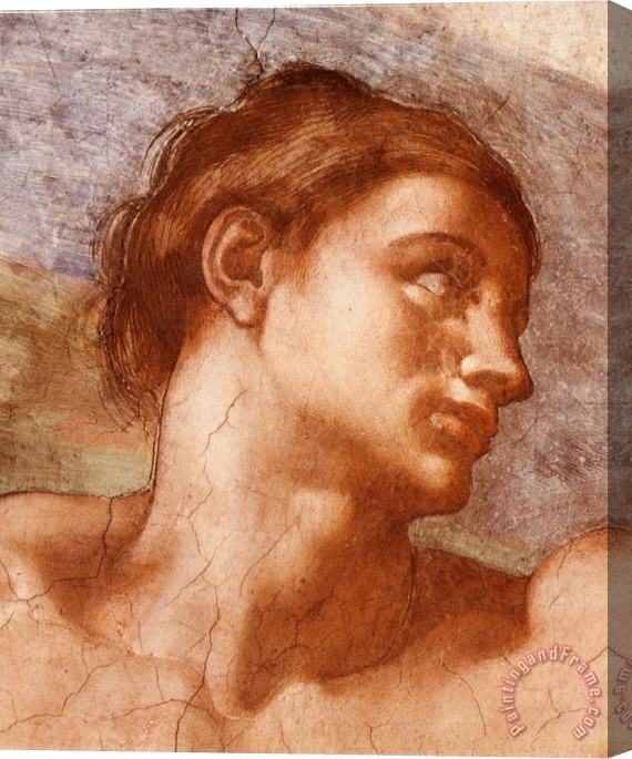 Michelangelo Buonarroti Sistine Chapel Adam Stretched Canvas Painting / Canvas Art
