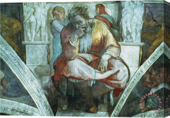 Michelangelo Buonarroti Sistine Chapel Ceiling The Prophet