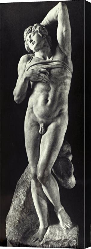 Michelangelo Buonarroti The Dying Captive Stretched Canvas Print / Canvas Art
