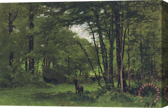 Nathaniel Hone Forest of Fontainebleau Stretched Canvas Print / Canvas Art