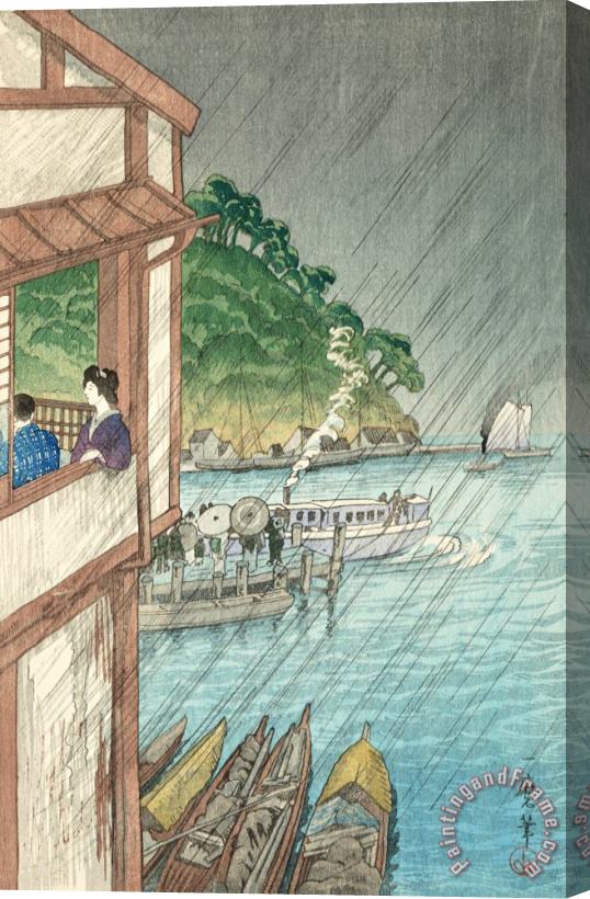 Oda Kazuma View of Mihonoseki, Izumo Stretched Canvas Print / Canvas Art
