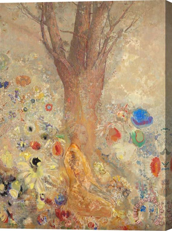 Odilon Redon The Buddha Stretched Canvas Painting / Canvas Art