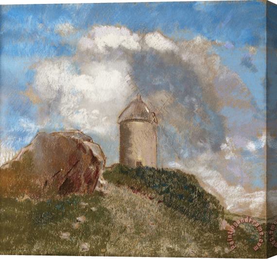 Odilon Redon The Windmill Stretched Canvas Print / Canvas Art