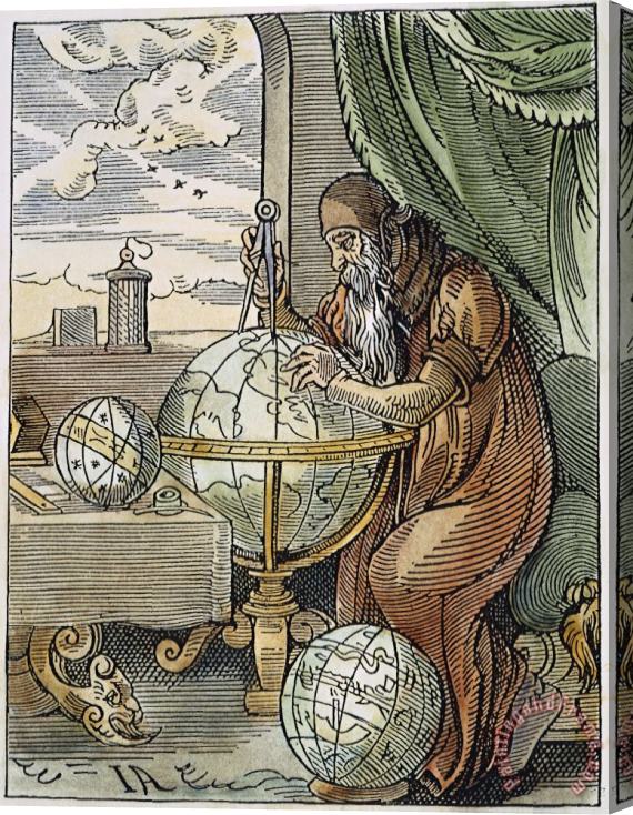 Others ASTRONOMER, 16th CENTURY Stretched Canvas Print / Canvas Art