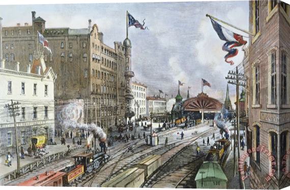 Others Atlanta, Georgia, 1887 Stretched Canvas Painting / Canvas Art