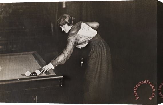 Others Billiard Champion, 1917 Stretched Canvas Print / Canvas Art