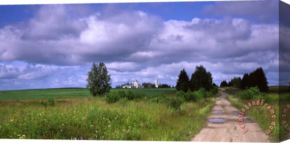 Others Country Lane Stretched Canvas Print / Canvas Art