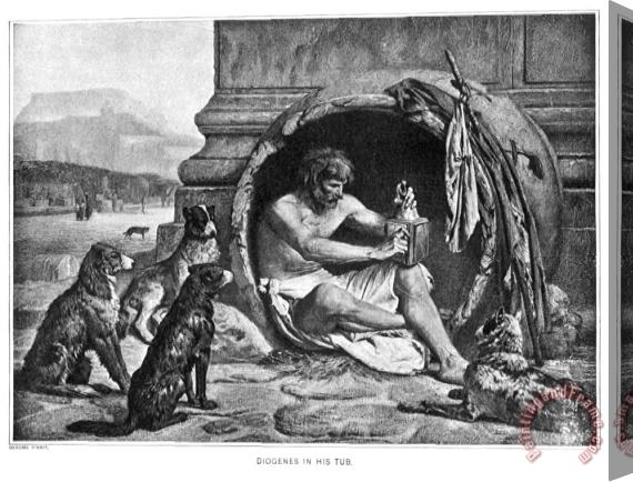 Others DIOGENES (c412-323 B.C.) Stretched Canvas Painting / Canvas Art