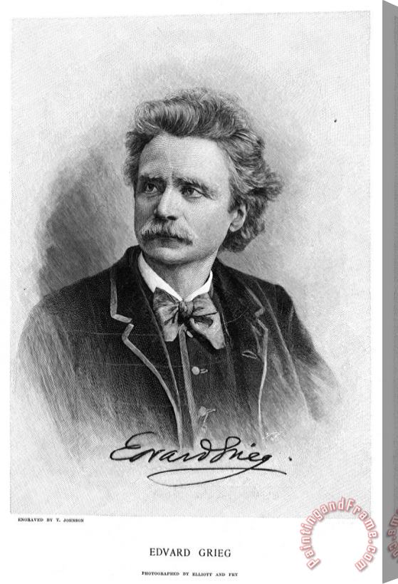 Others Edvard Grieg (1843-1907) Stretched Canvas Print / Canvas Art