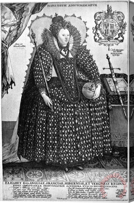Others Elizabeth I (1533-1603) Stretched Canvas Print / Canvas Art