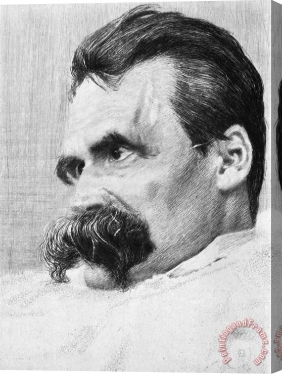 Others Friedrich Nietzsche Stretched Canvas Painting / Canvas Art