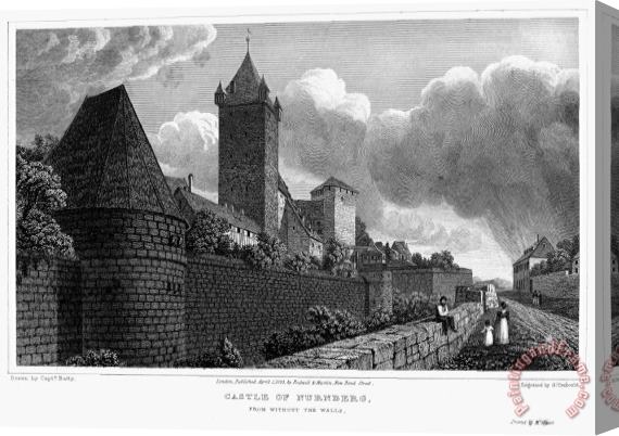 Others Germany: Nuremberg, 1823 Stretched Canvas Painting / Canvas Art