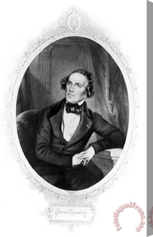 Others Giacomo Meyerbeer Stretched Canvas Print / Canvas Art