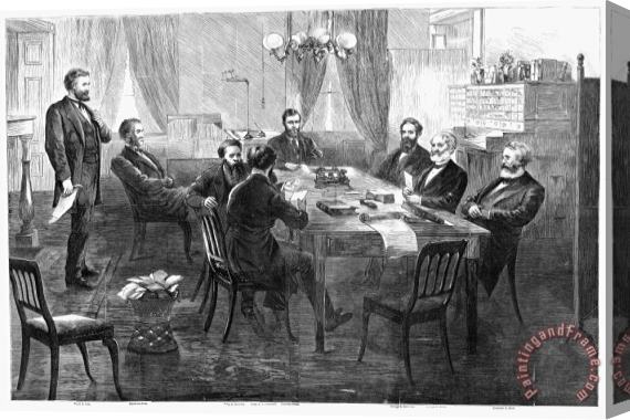 Others Grants Cabinet, 1869 Stretched Canvas Print / Canvas Art