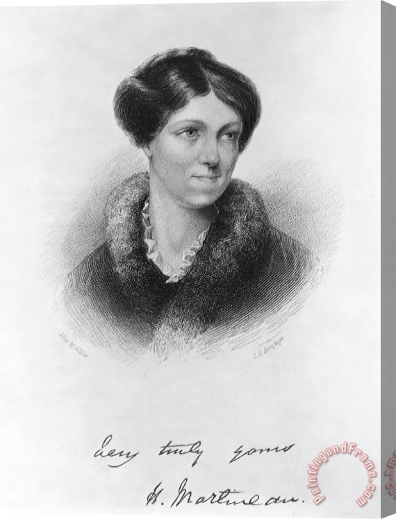 Others Harriet Martineau Stretched Canvas Print / Canvas Art