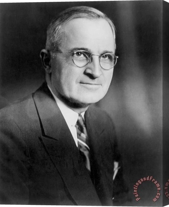 Others Harry S. Truman (1884-1972) Stretched Canvas Print / Canvas Art