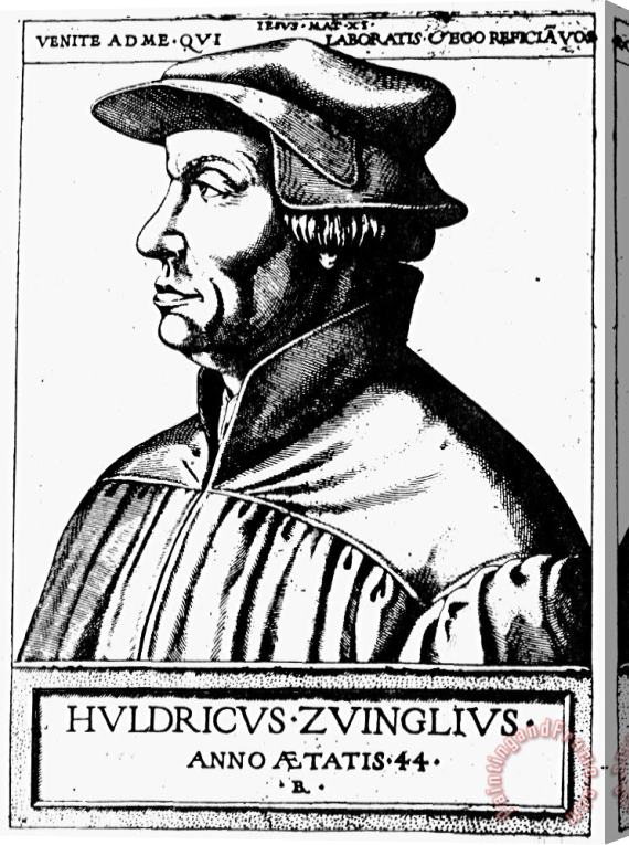 Others Huldreich Zwingli Stretched Canvas Print / Canvas Art