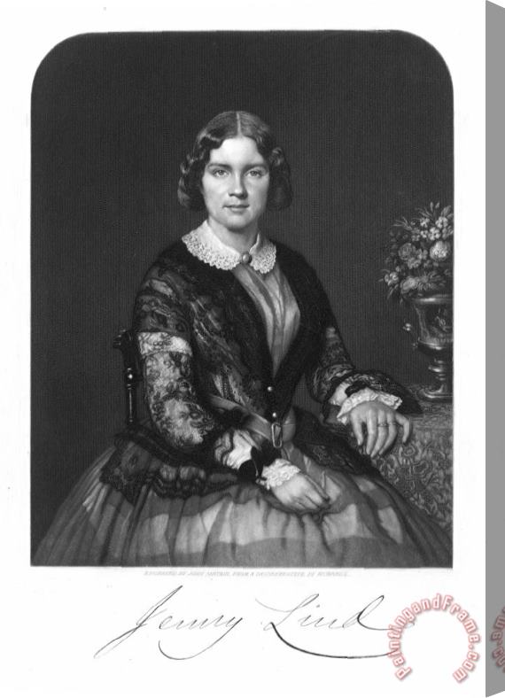 Others Jenny Lind (1820-1887) Stretched Canvas Print / Canvas Art