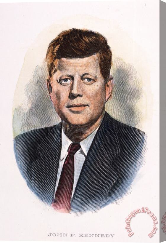 Others John F. Kennedy (1917-1963) Stretched Canvas Painting / Canvas Art