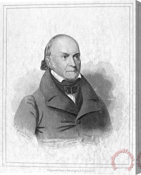 Others John Quincy Adams Stretched Canvas Print / Canvas Art