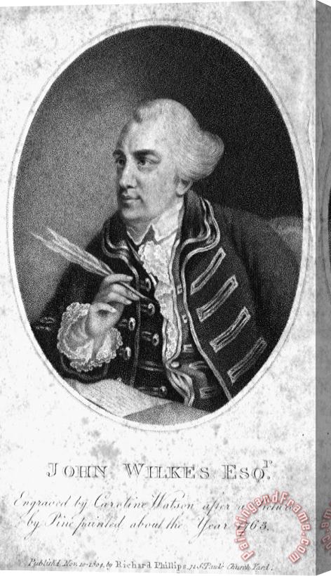 Others John Wilkes (1727-1797) Stretched Canvas Print / Canvas Art