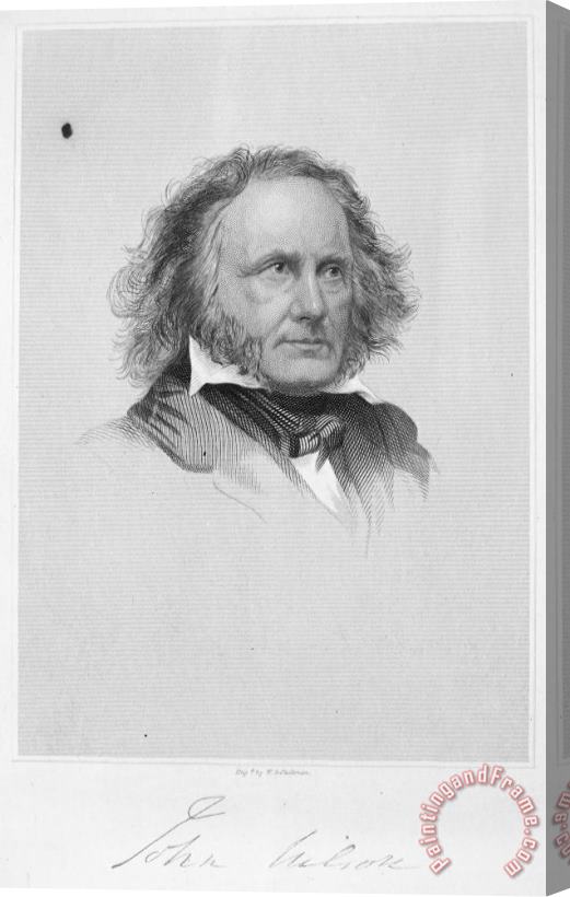 Others John Wilson (1785-1854) Stretched Canvas Print / Canvas Art