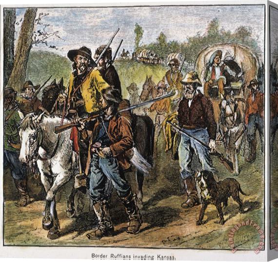 Others Kansas-nebraska Act, 1856 Stretched Canvas Print / Canvas Art