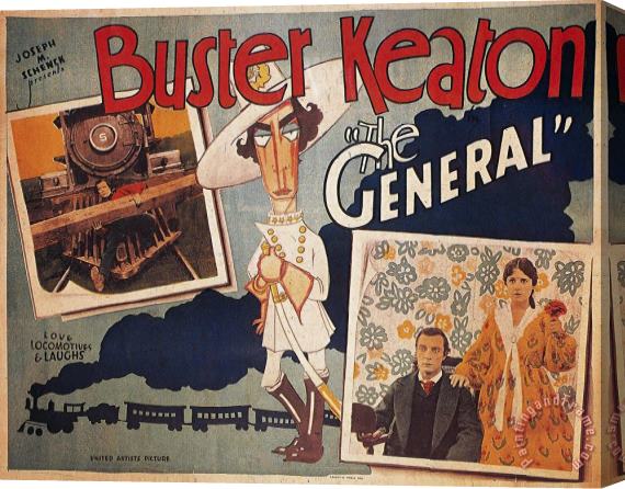 Others Keaton: The General, 1927 Stretched Canvas Print / Canvas Art