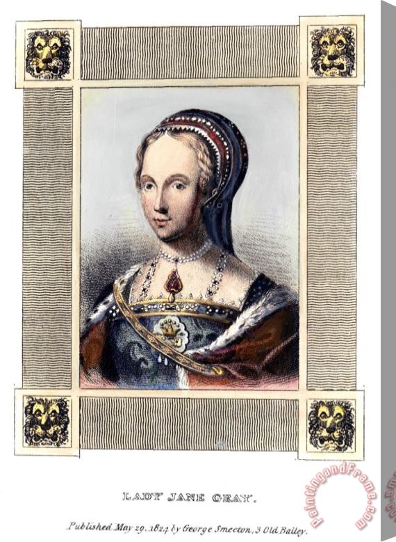 Others Lady Jane Grey (1537-1554) Stretched Canvas Print / Canvas Art
