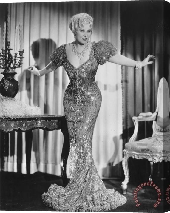 Others Mae West (1892-1980) Stretched Canvas Print / Canvas Art