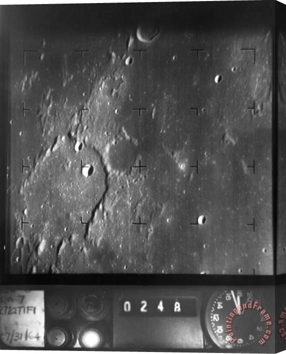 Others Moon: Ranger 7, 1964 Stretched Canvas Print / Canvas Art
