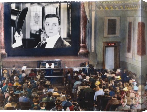 Others MOVIE THEATER, 1920s Stretched Canvas Painting / Canvas Art