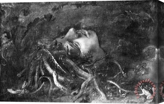 Others Mythology: Medusa Stretched Canvas Print / Canvas Art