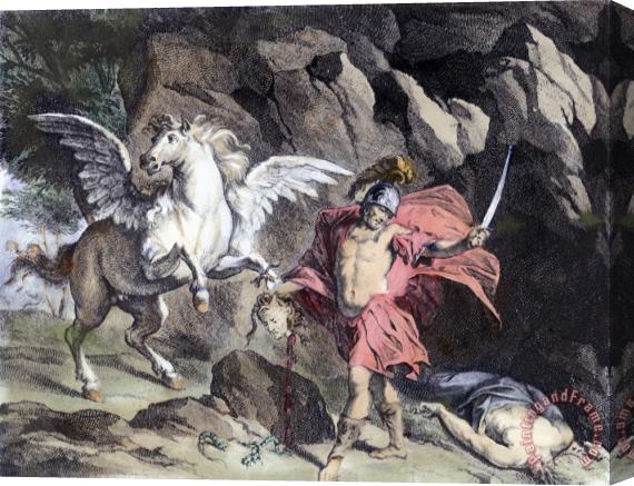 Others Mythology: Perseus Stretched Canvas Print / Canvas Art