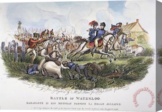 Others Napoleon I: Waterloo Stretched Canvas Print / Canvas Art