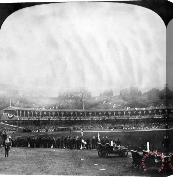 Others New York: Polo Grounds Stretched Canvas Print / Canvas Art