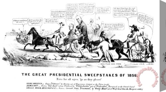 Others Presidential Campaign, 1856 Stretched Canvas Print / Canvas Art